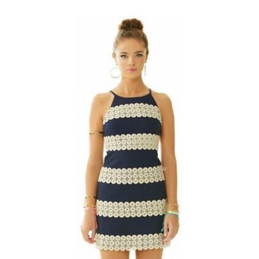 NWOT Lily Pulitzer Annabelle Navy Dress